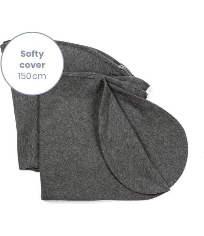 Doomoo Doomoo - Softy Cover Chine Anthracite