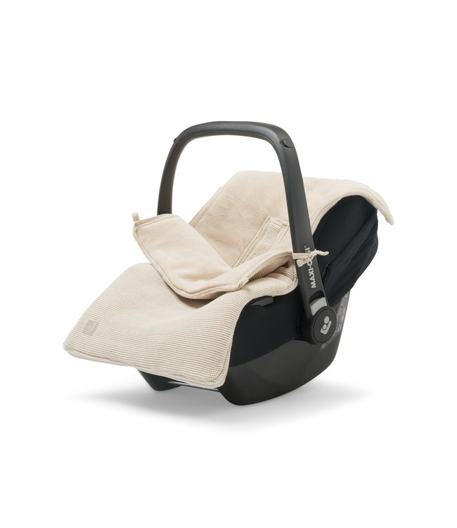 Jollein Jollein - Voetenzak groep 0+ 3/5 punts gordel Basic Knit Nougat