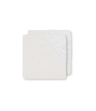 Jollein Jollein - Hoeslaken Katoen 70x140cm Wit