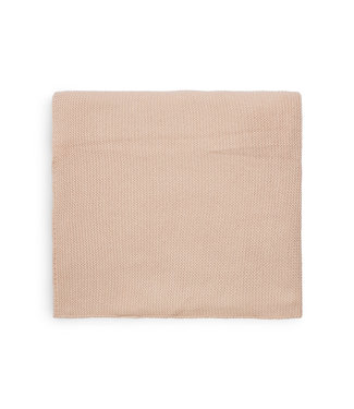 Jollein Jollein - Deken Wieg 75x100cm Basic Knit - Pale Pink