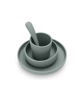 Jollein Jollein - Kinderserviesset Siliconen Ash Green