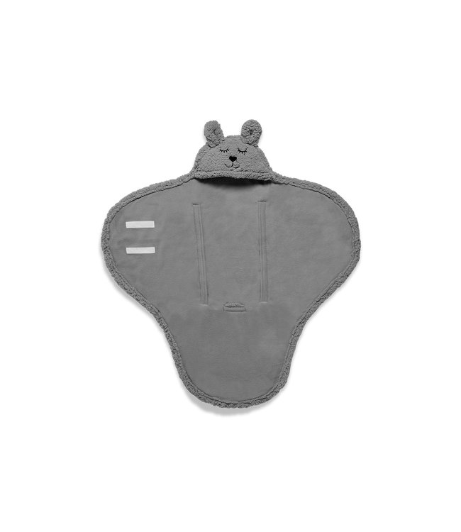 Jollein Jollein - Wikkeldeken Bunny Storm Grey