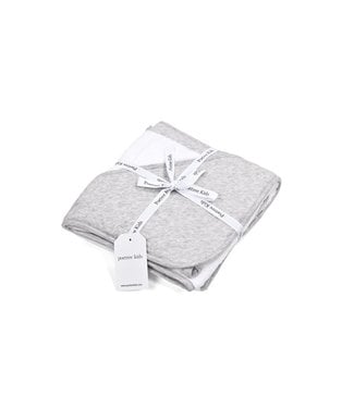 Poetree Kids Poetree Kids - Badcape & washandje - Chevron Light Grey