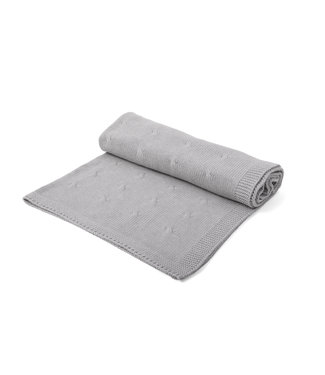 Poetree Kids Poetree Kids - Gebreide Wolmix deken - Grey