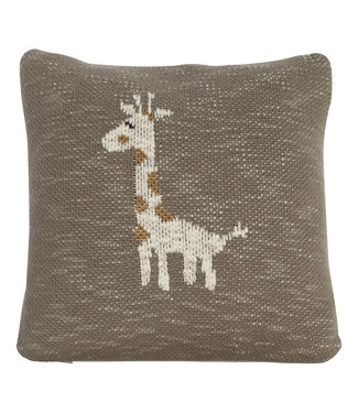 Quax Quax - Tricot - Kussen - 30*30 Cm - Giraffe