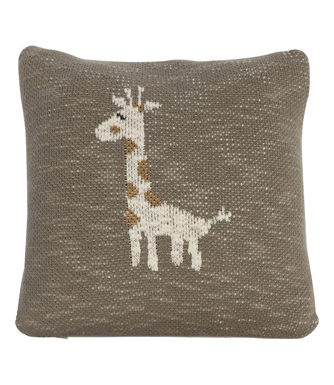 Quax Quax - Tricot - Kussen - 30*30 Cm - Giraffe