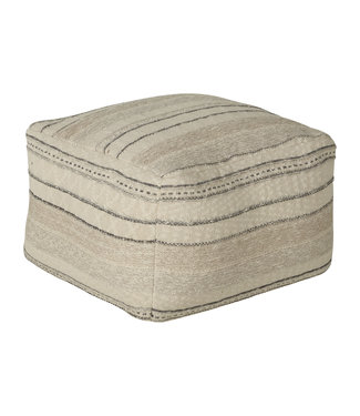 Quax Quax - Tricot - Poef - 55*55*35H Cm - Ethnic