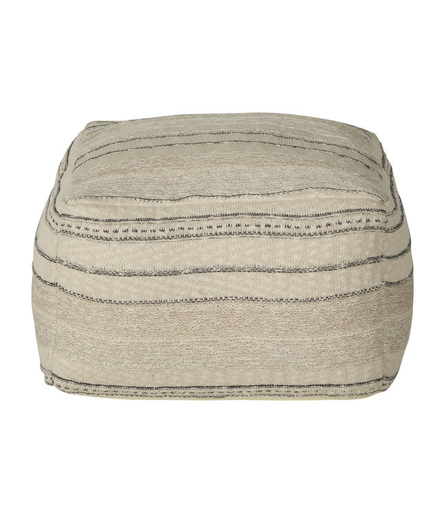 Quax Quax - Tricot - Poef - 55*55*35H Cm - Ethnic
