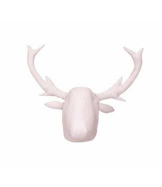 Caramella Caramella - Baby pink quilted moose's head