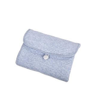 Poetree Kids Poetree Kids - Verschoonmatje voor onderweg - Chevron Denim Blue