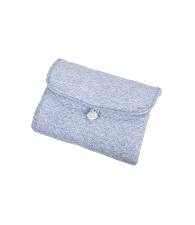 Poetree Kids Poetree Kids - Verschoonmatje voor onderweg - Chevron Denim Blue