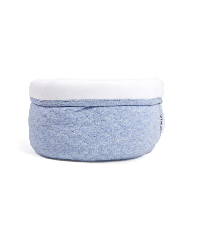 Poetree Kids Poetree Kids - Commode mandje - Chevron Denim Blue