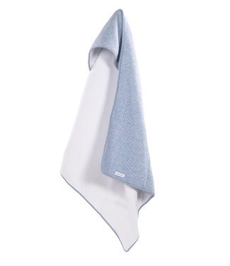 Poetree Kids Poetree Kids - Omslagdoek (80x80cm) - Chevron Denim Blue