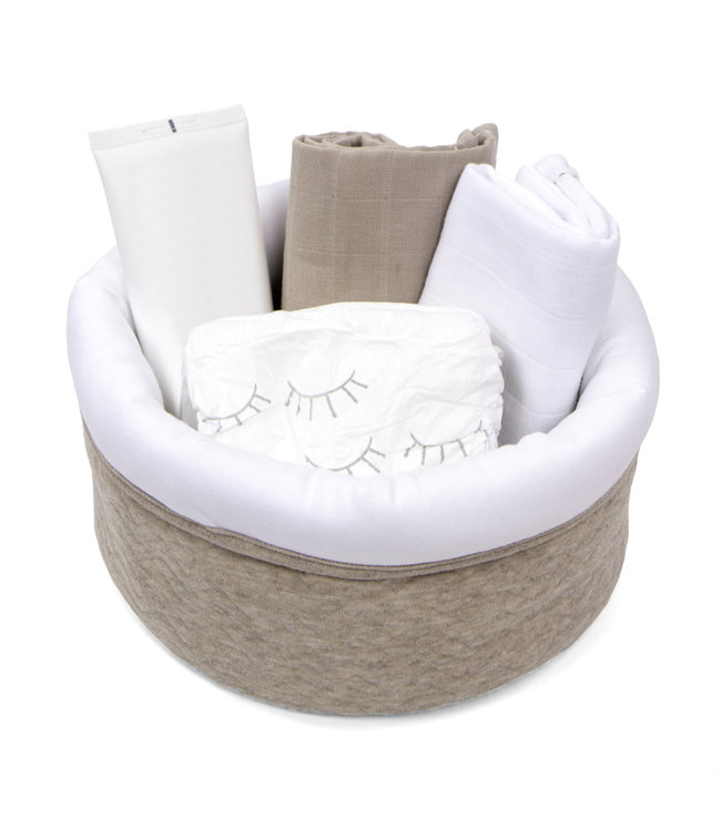 Poetree Kids Poetree Kids - Commode mandje - Chevron Light Camel