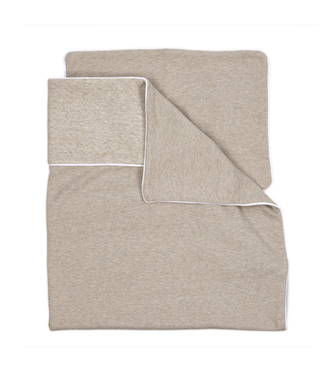 Poetree Kids Poetree Kids - Park Dekbedovertrek & Kussensloop 80X80cm / 40x30cm - Chevron Light Camel