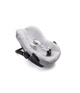 Poetree Kids Poetree Kids - Autostoeltje hoes - Chevron Light Grey