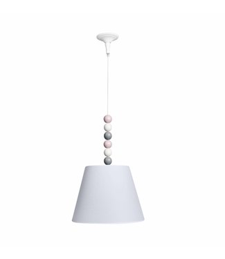 Caramella Caramella - Grey cube chandelier with balls for girls