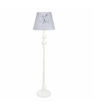 Caramella Caramella - Grey cube floor lamp with bow and decorative leg