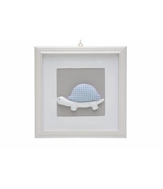 Caramella Caramella - Grey textile piture with turtle