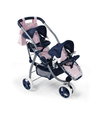 La Nina Twin Buggy Navy Blue Carlota 36/52 CM