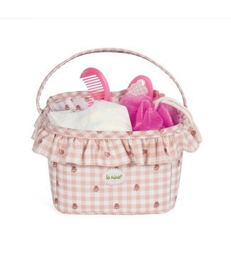 La Nina Basket With Accessories Candela Pink