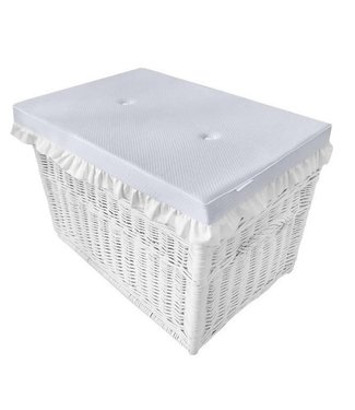 Caramella Caramella - Wicker trunk pure grey pillow