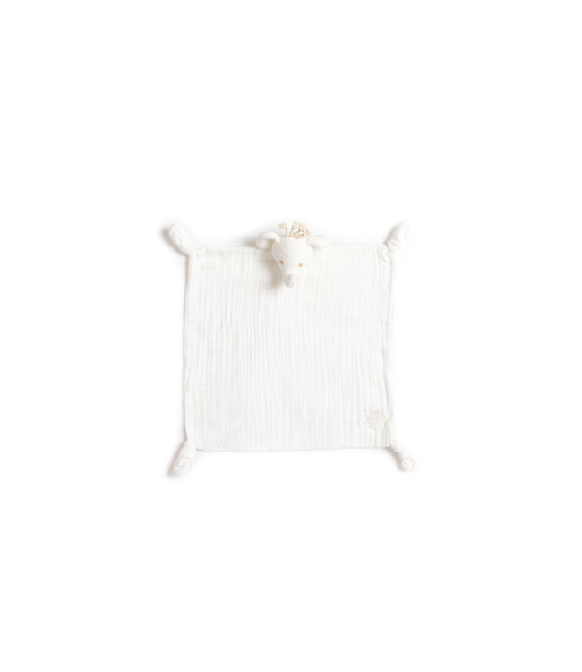Tartine et Chocolat Tartine et Chocolat - Organic cotton line Doudou elephant 30 x 30 cm Ivory