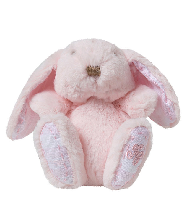 Tartine et Chocolat Tartine et Chocolat - AUGUSTIN, the rabbit Fur Soft Toy  12 cm Pink