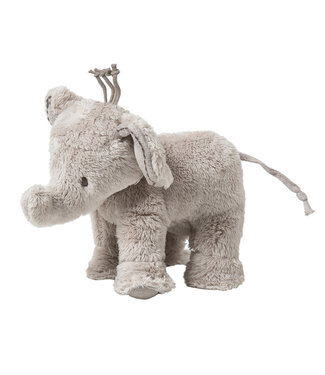 Tartine et Chocolat Tartine et Chocolat - FERDINAND, the elephant Fur Soft Toy  12cm Taupe