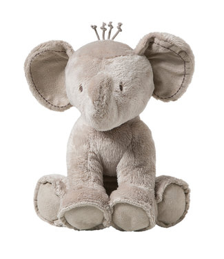 Tartine et Chocolat Tartine et Chocolat - FERDINAND, the elephant Fur Soft Toy  25 cm Taupe