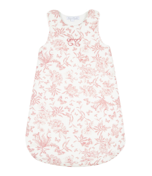 Tartine et Chocolat Tartine et Chocolat - Toile de Jouy Sleeping suit size 1 (0-6 months) 69 x 44,5 cm - Peach