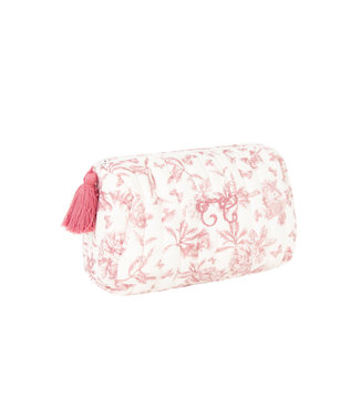 Tartine et Chocolat Tartine et Chocolat - Toile de Jouy Toilet bag 25 x 14 x 13 cm - Peach