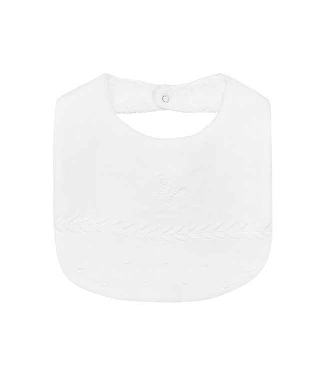Tartine et Chocolat Tartine et Chocolat - Linge d'Antan Bib size 1 20 x 28 cm - White