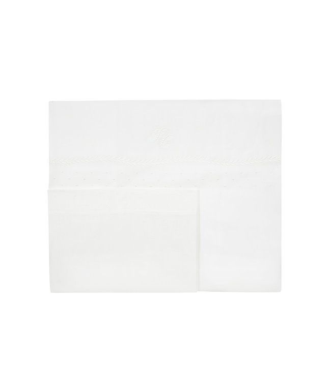 Tartine et Chocolat Tartine et Chocolat - Linge d'Antan Quilt cover 140 x 90 cm  - White