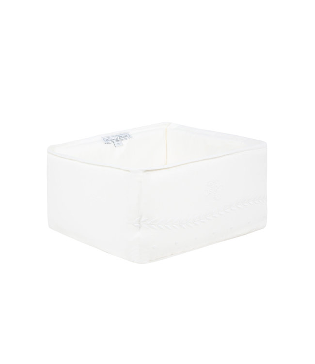 Tartine et Chocolat Tartine et Chocolat - Linge d'Antan Nursery basket 25 x 25 x 13 cm - White