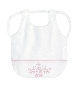 Tartine et Chocolat Tartine et Chocolat - Feuilles de lin Bib size 2 24 x 28 cm - White