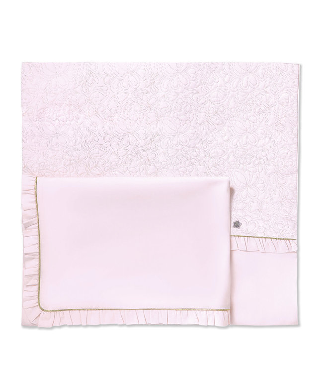 Tartine et Chocolat Tartine et Chocolat - Delicatesse Quilt cover + pillowcase 140 x 90 cm  60 x 40 cm - Pink