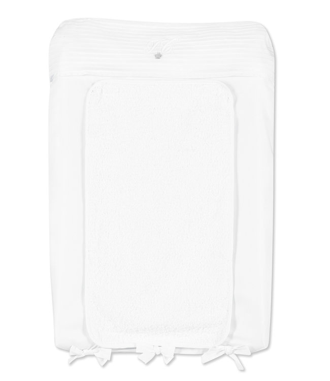 Tartine et Chocolat Tartine et Chocolat - Monogramme Changing mat cover 75 x 55 cm - White
