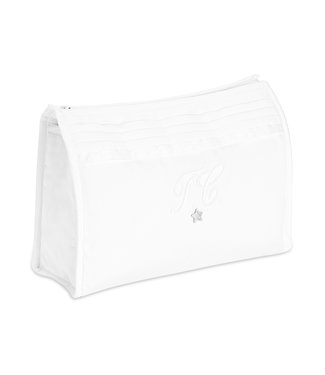 Tartine et Chocolat Tartine et Chocolat - Monogramme Toilet bag 17 x 22 cm - White