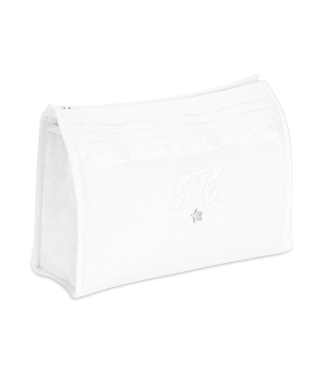 Tartine et Chocolat Tartine et Chocolat - Monogramme Toilet bag 17 x 22 cm - White