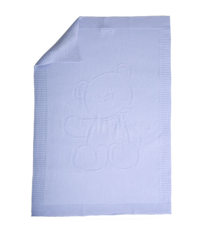 Tartine et Chocolat Tartine et Chocolat - Cashmere blanket 75 x 100 cm - Blue