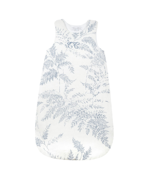 Tartine et Chocolat Tartine et Chocolat - Feuillage Sleeping suit size 1 (0-6 months) 69 x 44,5 cm - blue