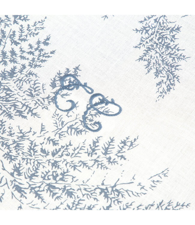 Tartine et Chocolat Tartine et Chocolat - Feuillage blanket 80 x 100 cm - blue