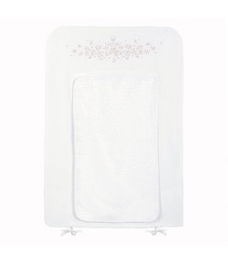 Tartine et Chocolat Tartine et Chocolat - Feuilles de lin Changing mat cover 75 x 55 cm - White