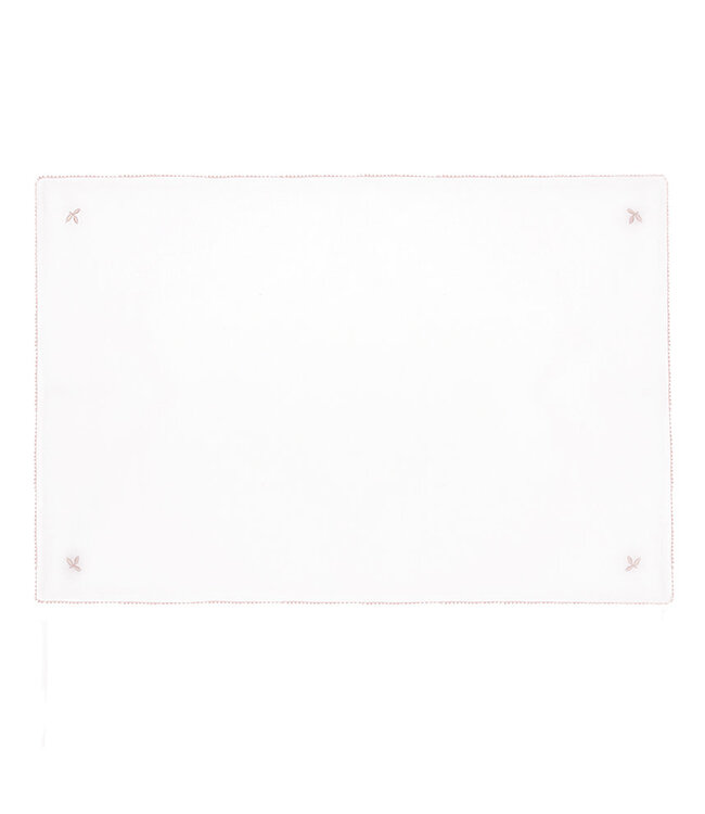 Tartine et Chocolat Tartine et Chocolat - Feuilles de lin Quilt cover 140 x 90 cm  - White