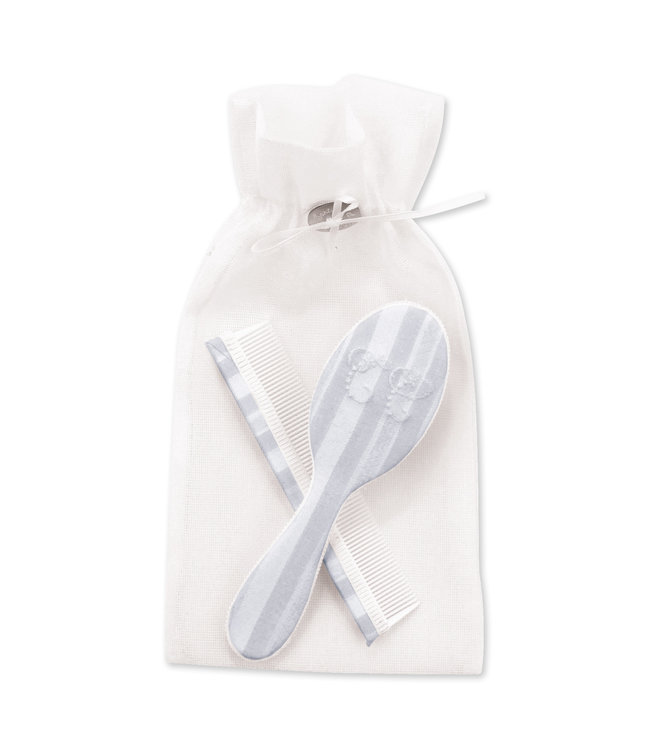 Tartine et Chocolat Tartine et Chocolat - Garda Brush and comb set  - Grey