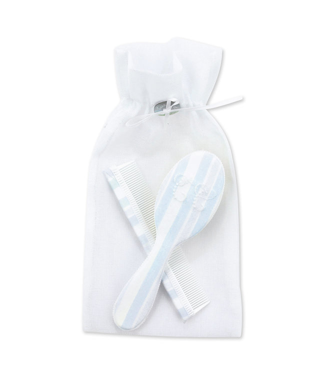 Tartine et Chocolat Tartine et Chocolat - Garda Brush and comb set  - Blue