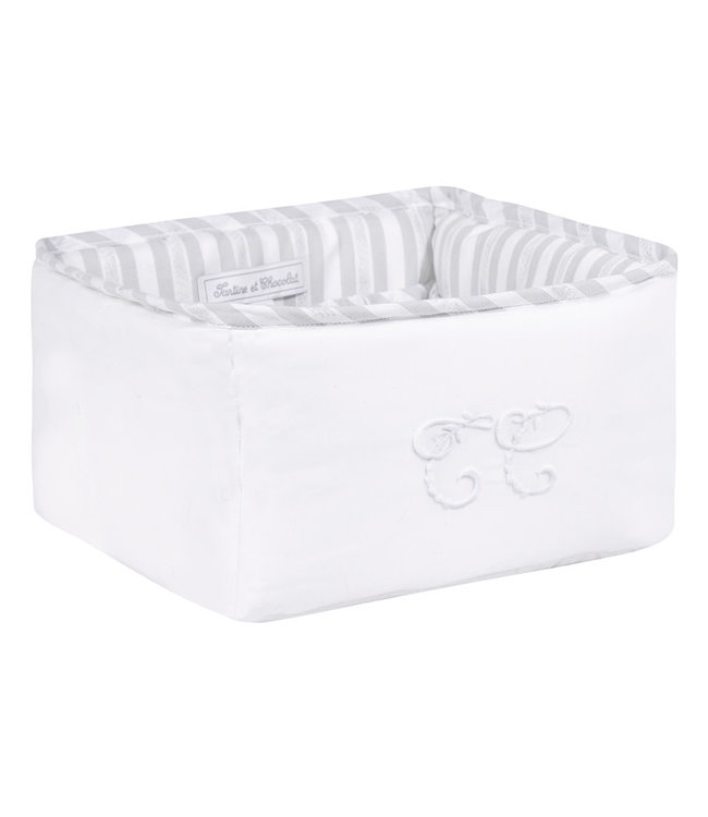 Tartine et Chocolat Tartine et Chocolat - Garda Nursery basket 23 x 23 cm - Grey