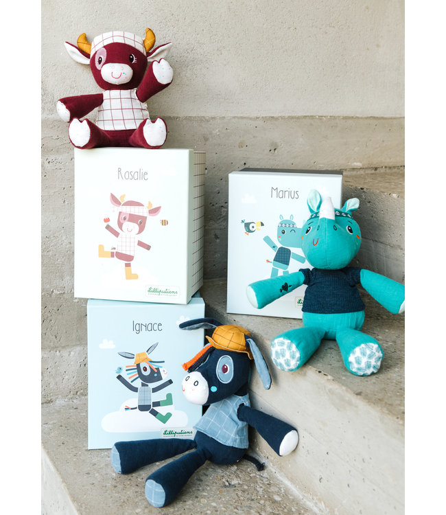 Lilliputiens Lilliputiens - Knuffeldier Marius Eco