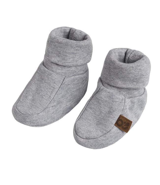 Baby's Only Baby's Only - Slofjes Melange grijs - 0-3 mnd